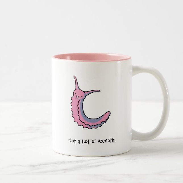 2 Couleurs Tasse rose de ver de velours (Droit)