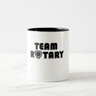 2 Couleurs Tasse rotatoire d'équipe
