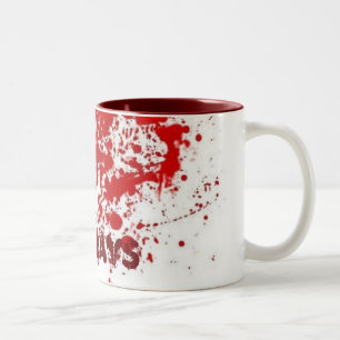 2 Couleurs Tasse sanglante de lundi