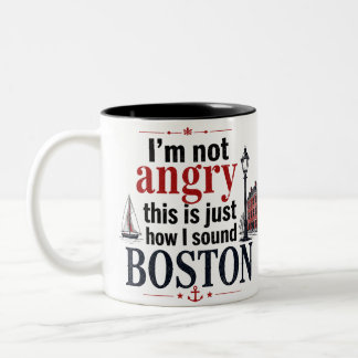 2 Couleurs Tasse sarcastique de Boston
