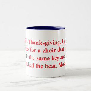 2 Couleurs Tasse spéciale de remerciement pour les organistes