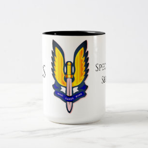 2 Couleurs tasse spéciale du service aérien