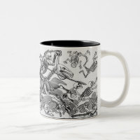 tasse squelettique d'attaque