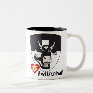 2 Couleurs Tasse suisse de Fribourg