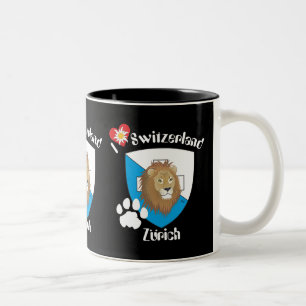 2 Couleurs Tasse suisse de svizzera