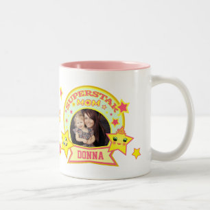 2 Couleurs Tasse superbe faite sur commande du jour de mère
