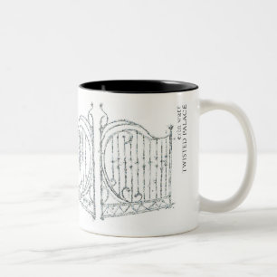 2 Couleurs Tasse tordue de palais avec la citation