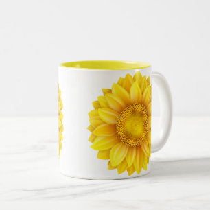2 Couleurs Tasse Tournesol