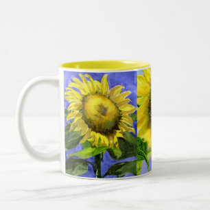 2 Couleurs Tasse triple de tournesol