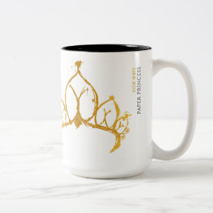 2 Couleurs Tasse unilatérale de princesse de papier