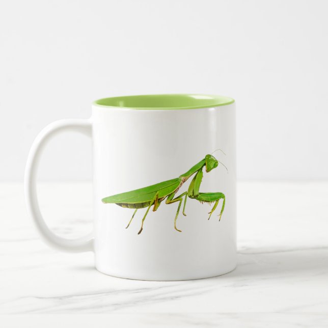 2 Couleurs Tasse verte géante de mante de prière (Gauche)