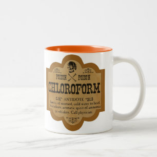 2 Couleurs Tasse victorienne de poison - chloroforme