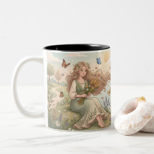 2 Couleurs Tasse Vierge Personnalisée du Zodiaque