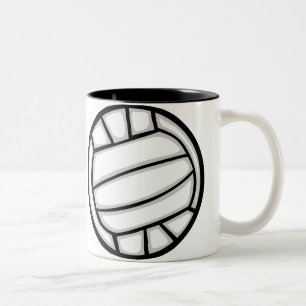 2 Couleurs Tasse - volleyball