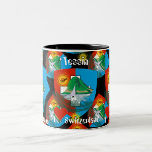2 Couleurs Tessin - Ticino - Suisse - Tasse de svizzera