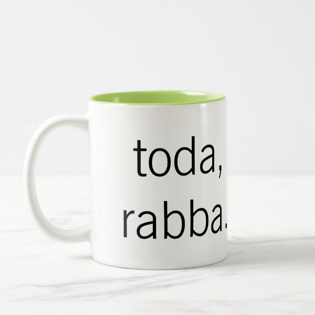2 Couleurs Toda, tasse de Rabba (Gauche)