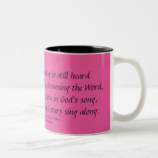 2 Couleurs Un DIEU EST la tasse Stephanie Hutchinson du vers