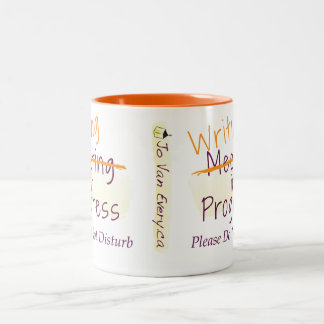 2 Couleurs Une réunion avec votre tasse d'écriture