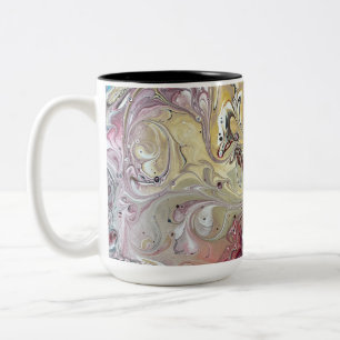 2 Couleurs Une tasse à café turquoise et rose