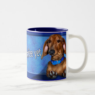 2 Couleurs Une tasse de Coffe de teckel
