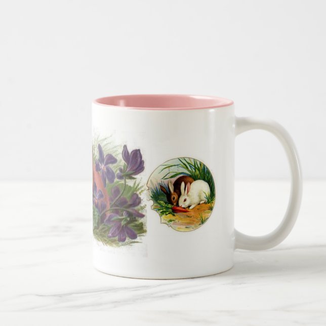 2 Couleurs Une tasse heureuse de Pâques (Droit)