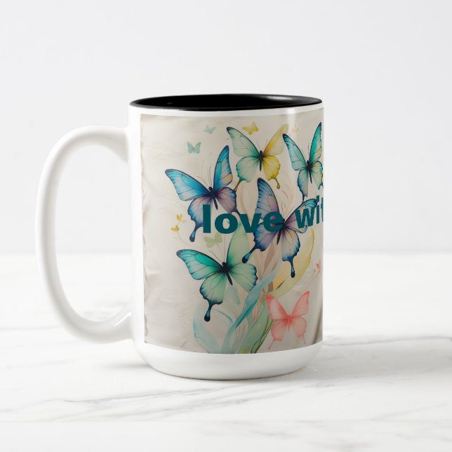 2 Couleurs une tasse style (Gauche)