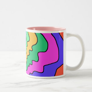 2 Couleurs visage reflections1 de tasse