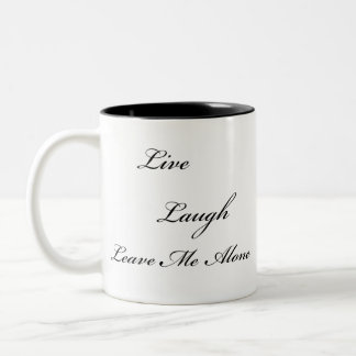 2 Couleurs "Vivant, rire, laissez-moi la tasse modifiée la