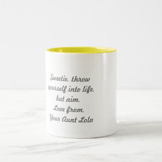 2 Couleurs "Votre tasse de tante Lola"