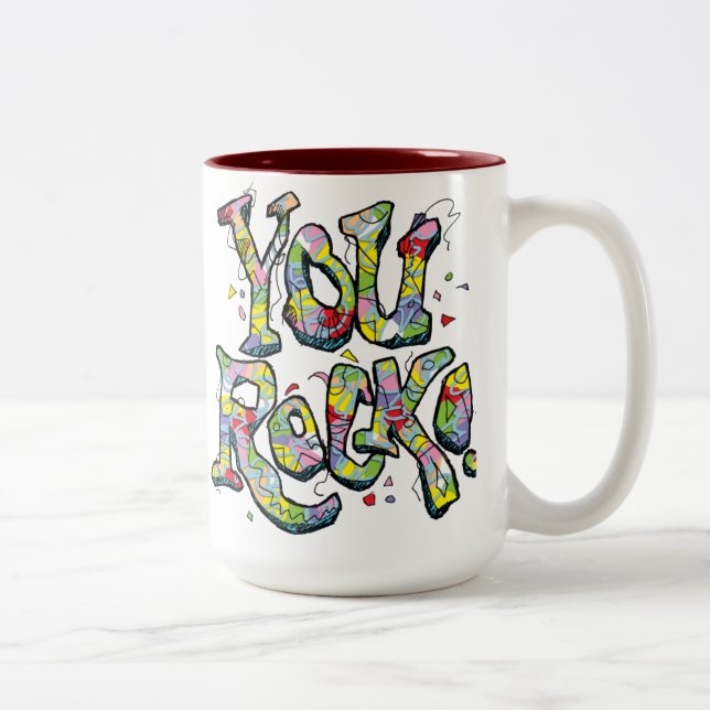 2 Couleurs Vous basculez ! Tasse (Droit)