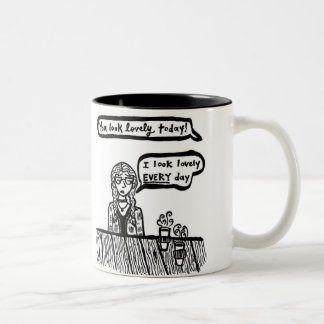 2 Couleurs Vous semblez la belle tasse d'aujourd'hui