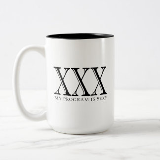 2 Couleurs XXX mon programme est tasse de café sexy