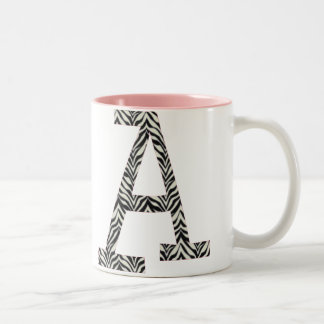 2 Couleurs Zèbre une tasse de café