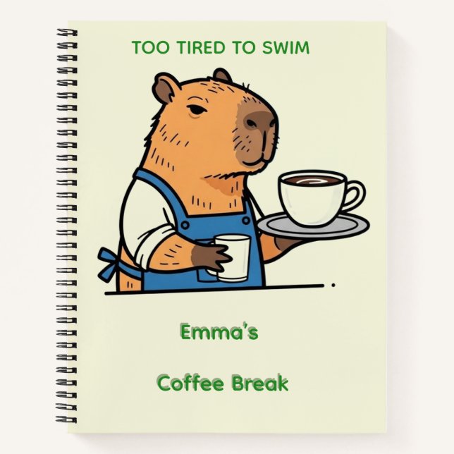 2. Cute Capybara Journal (Devant)