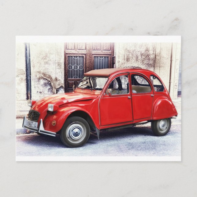 2 CV POSTKARTE (Vorderseite)