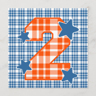 2. der Geburtstags-individueller Name modernes Einladung