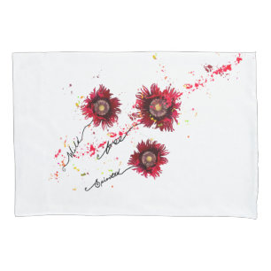 2 Design, Mohnanstrich-Spritzer Kissenbezug