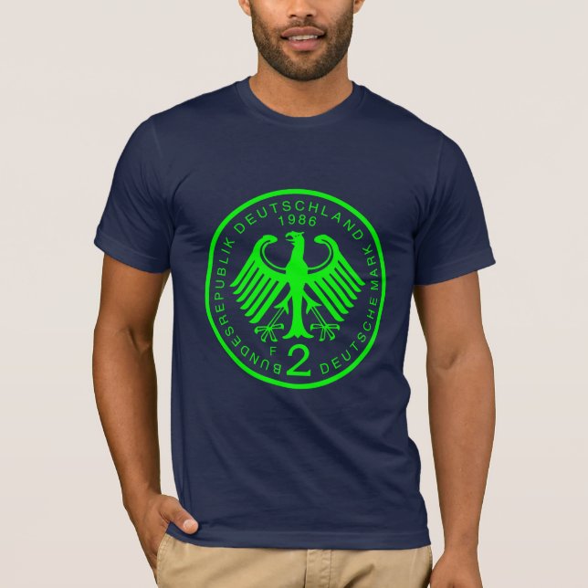 2 Deutsche Marks_Green T-Shirt (Vorderseite)
