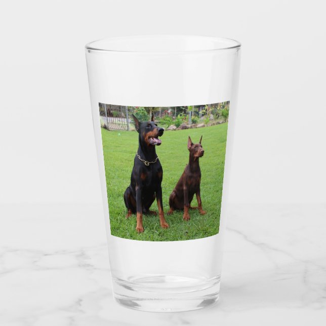2 DOBERMANN GLAS (Vorderseite)