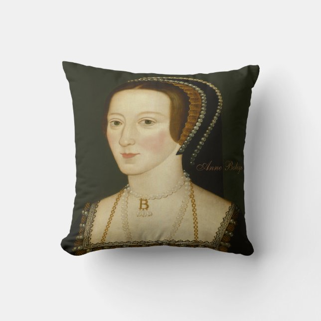 2. Ehefrau Anne Boleyn von Henry VIII Kissen (Vorderseite)