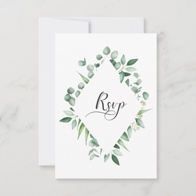 #2 Eucalyptus Envy Aquarelle RSVP (Devant)