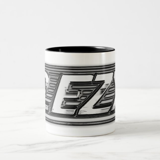 "2 EZY", tasse à effet chromé clair pour hommes (Centre)