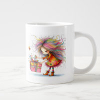 * 2 Farbige Whimsical Weihnachts Mädchen Gesche
