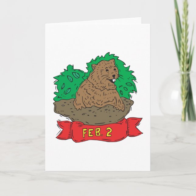 2. Februar Karte (Vorderseite)