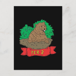 2. Februar Postkarte