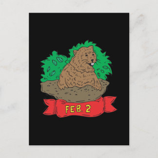 2. Februar Postkarte