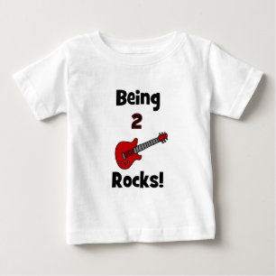 2 Felsen sein!  mit Gitarre Baby T-shirt