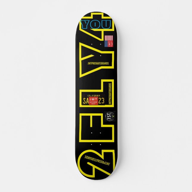 2 FLY 4 U JMT 7 3/4" Skateboard Deck (Devant)