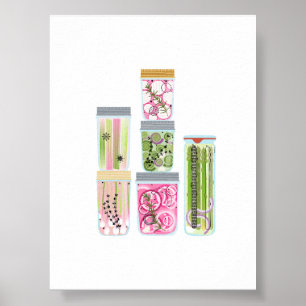 #2 Food Canning Jars Poster