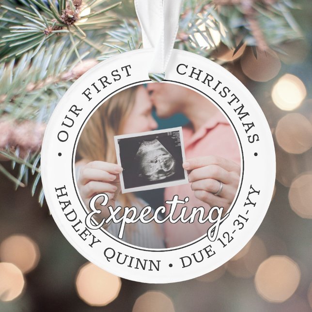 2 Foto 1. Weihnachten Erwartung Neueltern Neugebor Ornament (Von Creator hochgeladen)